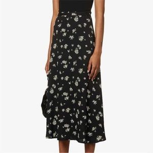 Daises BEA floral daisy midi skirt by Reformation XS